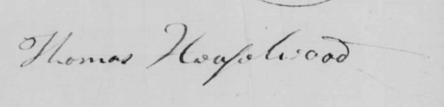 Thomas' signature